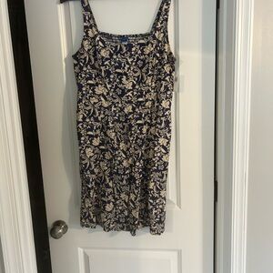Old Navy Blue and Cream Mini Dress